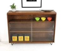 Load image into Gallery viewer, Vintage Display Cabinet - Mid Century Danish Influence Retro Rare