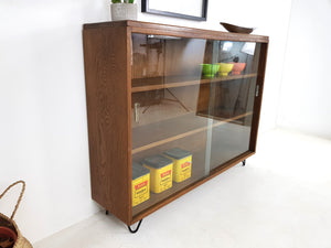 Vintage Display Cabinet - Mid Century Danish Influence Retro Rare