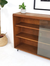 Load image into Gallery viewer, Vintage Display Cabinet - Mid Century Danish Influence Retro Rare