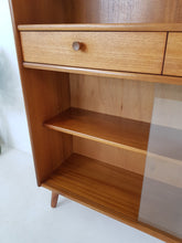 Load image into Gallery viewer, Vintage Nathan Hallway Console / Glass Shelving Unit / Cabinet