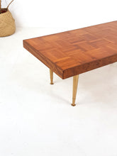 Load image into Gallery viewer, Vintage Parquet Coffee Table - Rare