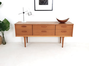 Vintage Sideboard / TV Stand - Mid Century Danish Influence Retro