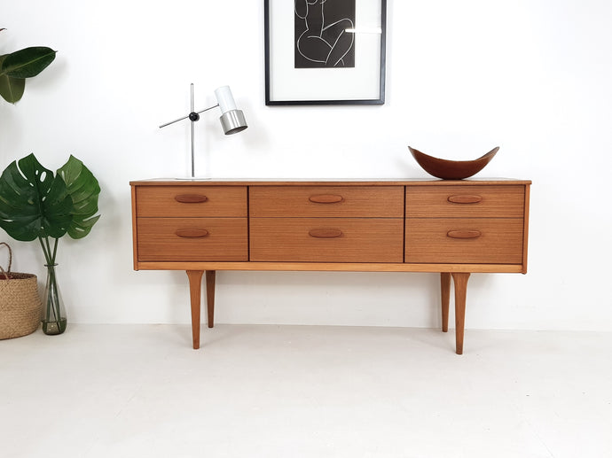 Vintage Sideboard / TV Stand - Mid Century Danish Influence Retro