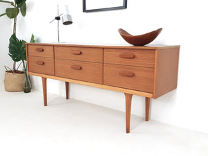 Vintage Sideboard / TV Stand - Mid Century Danish Influence Retro