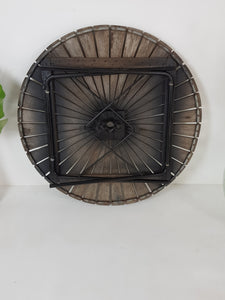 Vintage Low Garden Table - Mid Century- Folding - Sunburst Daneline