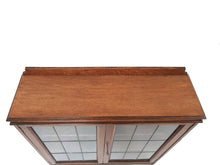 Load image into Gallery viewer, Oak Display Cabinet