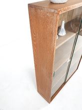 Load image into Gallery viewer, Oak Display Cabinet