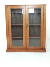 Load image into Gallery viewer, Oak Display Cabinet / Bookcase