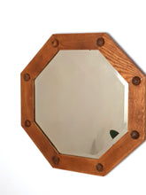 Load image into Gallery viewer, Oak Antique Mirror