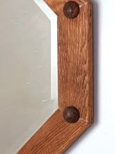 Load image into Gallery viewer, Oak Antique Mirror
