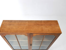 Load image into Gallery viewer, Oak Glass Door Display Cabinet