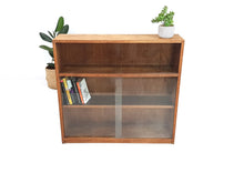Load image into Gallery viewer, Oak Glass Door Bookcase / Display Cabinet