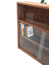 Load image into Gallery viewer, Oak Glass Door Bookcase / Display Cabinet