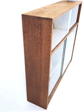Load image into Gallery viewer, Oak Glass Door Bookcase / Display Cabinet