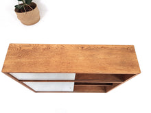 Load image into Gallery viewer, Oak Glass Door Bookcase / Display Cabinet