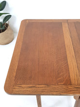 Load image into Gallery viewer, Oak Gateleg Dining Table