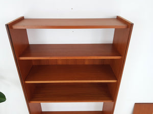 Vintage G Plan Shelving Unit - Mid Century Danish Influence Retro