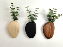 Load image into Gallery viewer, Wooden Wall Vase Set
