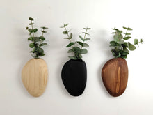 Load image into Gallery viewer, Wooden Wall Vase Set