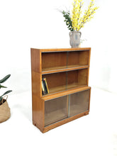 Load image into Gallery viewer, Oak Glass Display Cabinet / Bookshelf