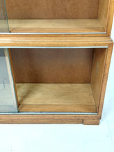 Load image into Gallery viewer, Oak Glass Display Cabinet / Bookshelf