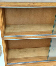 Load image into Gallery viewer, Oak Glass Display Cabinet / Bookshelf