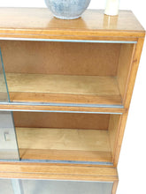 Load image into Gallery viewer, Oak Glass Display Cabinet / Bookshelf
