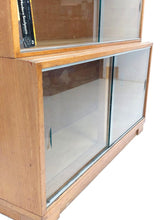 Load image into Gallery viewer, Oak Glass Display Cabinet / Bookshelf