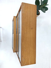 Load image into Gallery viewer, Oak Glass Display Cabinet / Bookshelf
