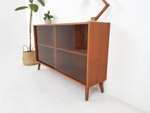 Load image into Gallery viewer, Vintage Danish Glass Cabinet / Drinks Cabinet - 1970s Rare