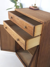 Load image into Gallery viewer, Vintage Oak Cabinet / Chest of Drawers - 1940s / 1950s Retro