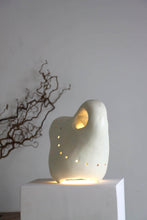 Load image into Gallery viewer, Unique Table lamp , Hand made Sculptural, Stone , Lampshade, Mid Century Modern