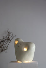 Load image into Gallery viewer, Unique Table lamp , Hand made Sculptural, Stone , Lampshade, Mid Century Modern