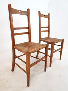 Vintage Shaker Chairs - Solid Oak