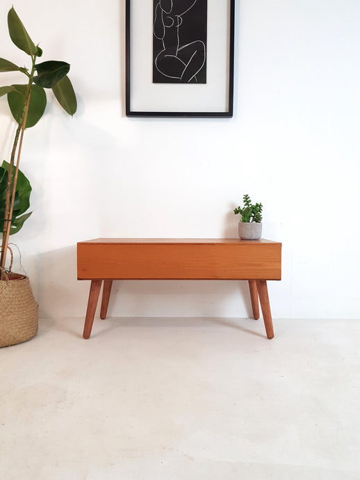 Vintage TV Stand / Record Player Stand / Cabinet - Danish Influence Retro