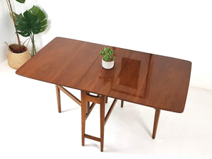 Vintage Dining Table / Gateleg Table / Folding Table