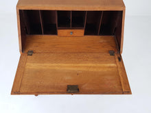 Load image into Gallery viewer, Oak Writing  Bureau