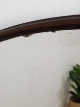 Load image into Gallery viewer, Antique Oval Oak Mirror