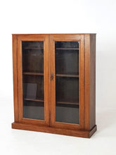 Load image into Gallery viewer, Oak Display Cabinet / Bookcase
