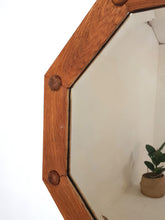 Load image into Gallery viewer, Oak Antique Mirror