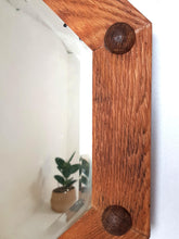 Load image into Gallery viewer, Oak Antique Mirror
