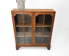 Load image into Gallery viewer, Oak Glass Door Display Cabinet