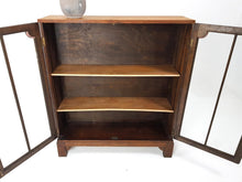 Load image into Gallery viewer, Oak Glass Door Display Cabinet