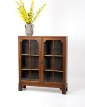 Load image into Gallery viewer, Oak Glass Door Display Cabinet