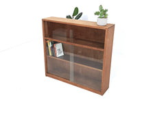 Load image into Gallery viewer, Oak Glass Door Bookcase / Display Cabinet