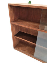 Load image into Gallery viewer, Oak Glass Door Bookcase / Display Cabinet