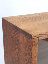 Load image into Gallery viewer, Oak Glass Door Bookcase / Display Cabinet
