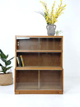 Load image into Gallery viewer, Oak Glass Display Cabinet / Bookshelf