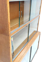 Load image into Gallery viewer, Oak Glass Display Cabinet / Bookshelf