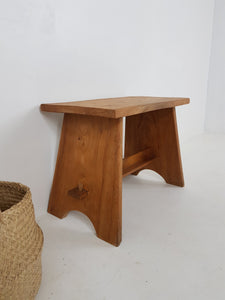 Solid Oak - Stool / Bench / Bedside Table